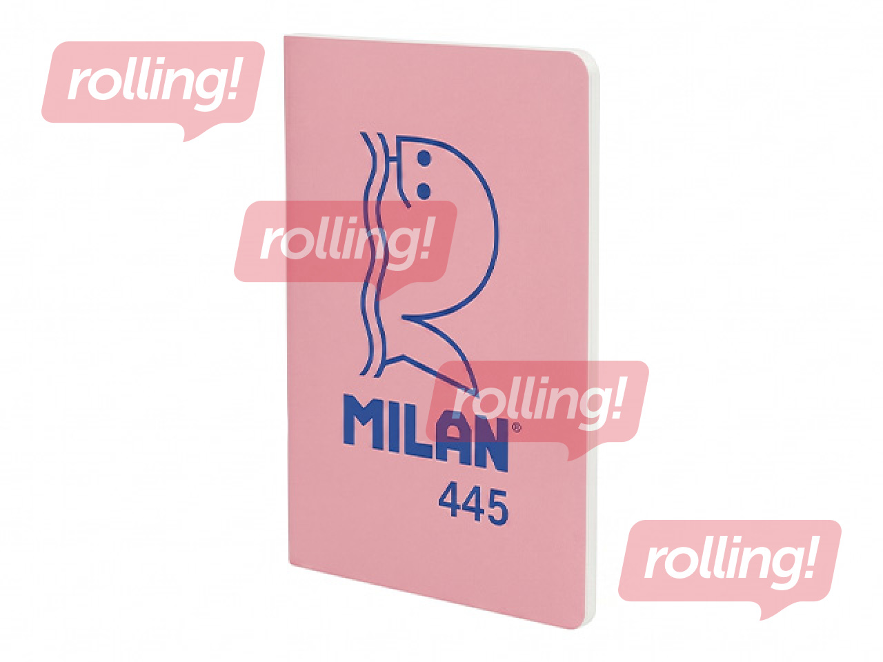 Notebook Milan, A5, lined pages, pink