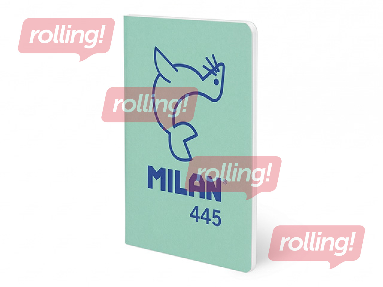 Блокнот Milan, A5, линованные листы, зелёный