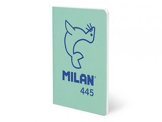 Notebook Milan, A5, lined pages, green