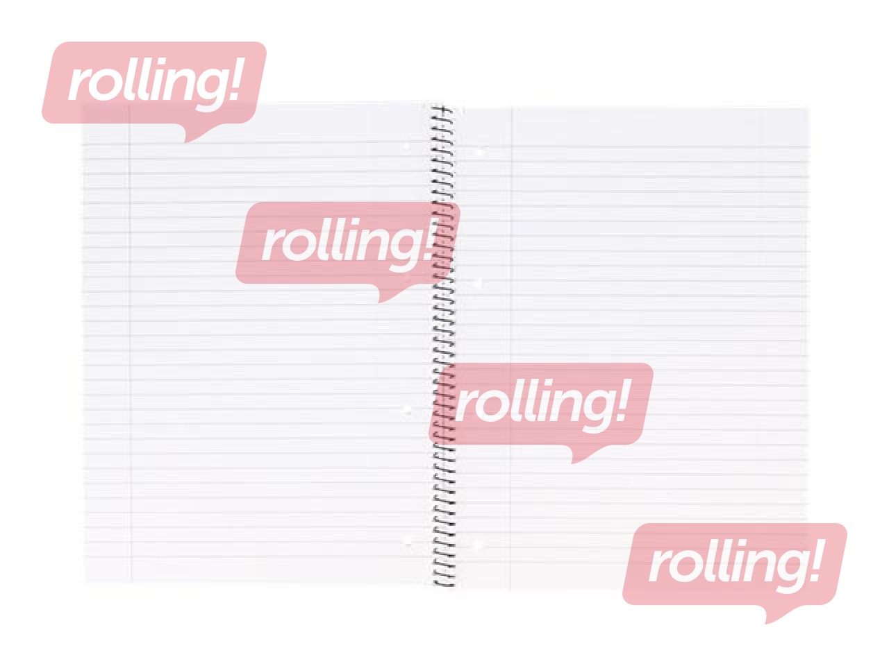 Блокнот на спирали Bantex, A4+, линейку, 70 листов