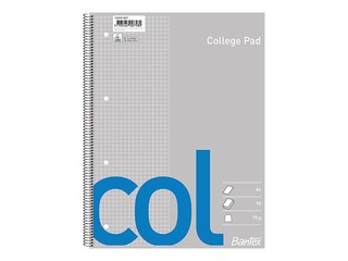 Notepad Bantex, A4+, square, 70 sheets