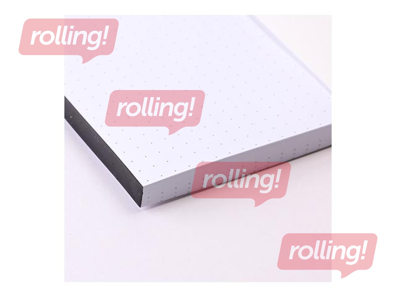 Kaustik Balts, A5, punktiiriga