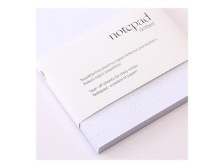 Piezīmju bloks Balts, A5, punktotas lapas