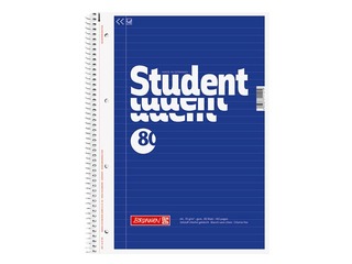 Notebook with spiral, Student, A4, ruled, 80 pages