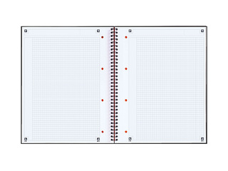 Klade ar spirāli Oxford perforēta A4+ formāts, rūtiņu, 80 lapas