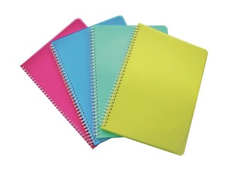 Тетрадь на спирали SM·LT, A4, пластиковая обложка, в клетку, 96 листов