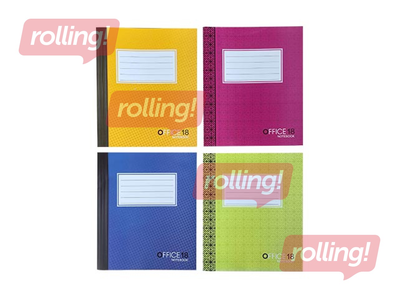 Burtnīca ABC Jums, līniju, 18 lapas