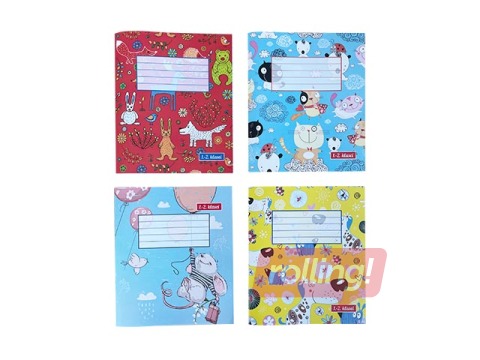 Exercise book ABC Jums, 1st-2nd class, lined, 12 pages 