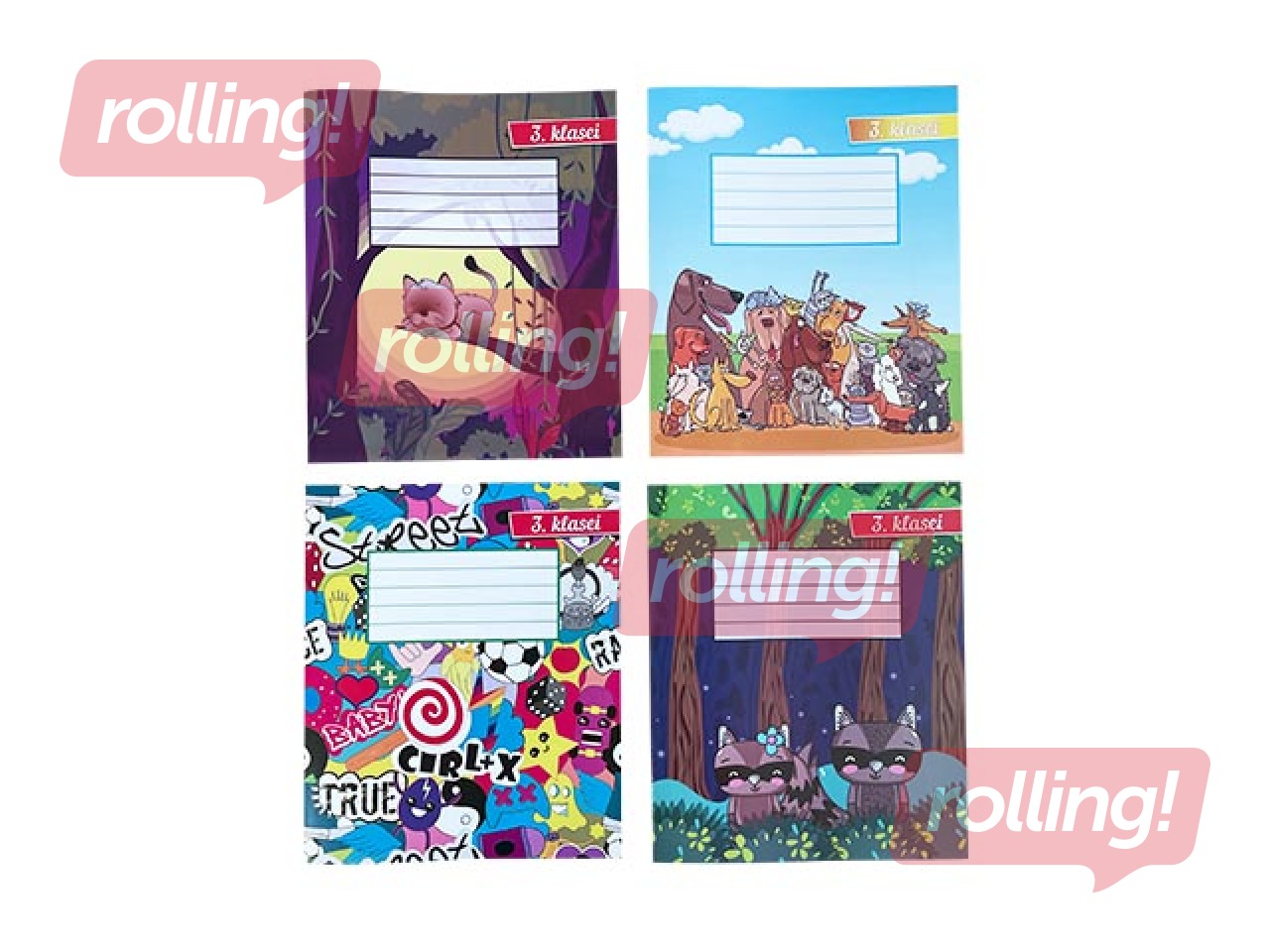 Burtnīca ABC Jums, 3. klasei, līniju, 12 lapas