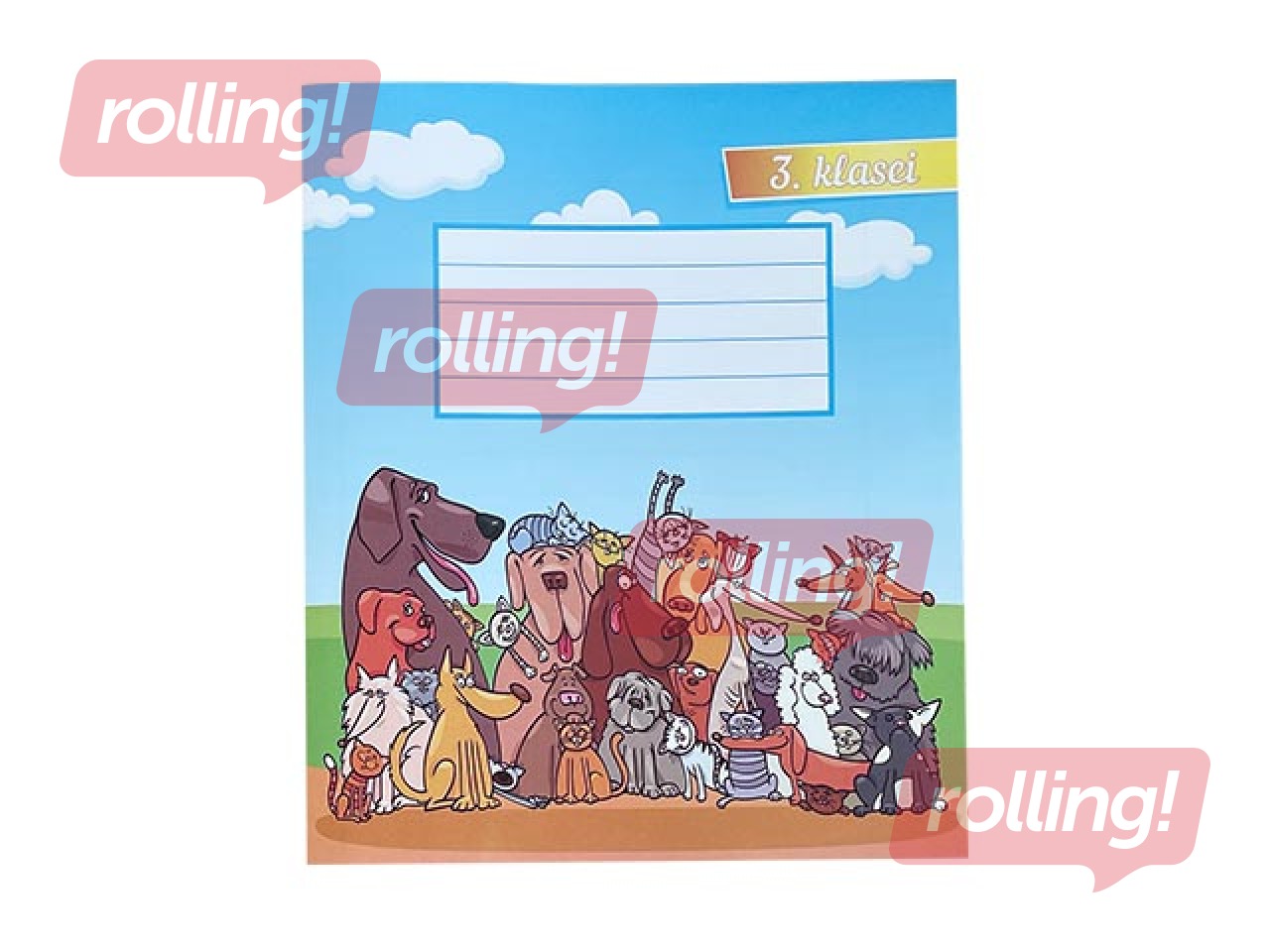 Burtnīca ABC Jums, 3. klasei, līniju, 12 lapas