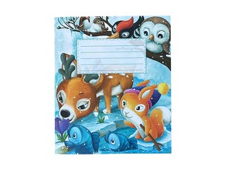 Exercise book ABC Jums, cross-narrow lines, 12 pages 