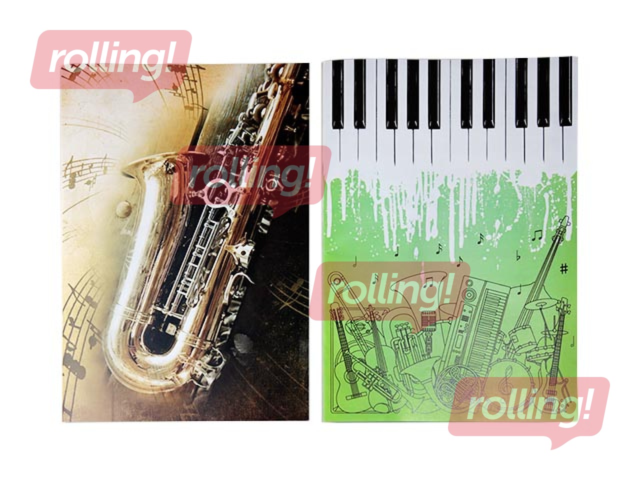 Sheet music book ABC Jums, A4, 10 pages