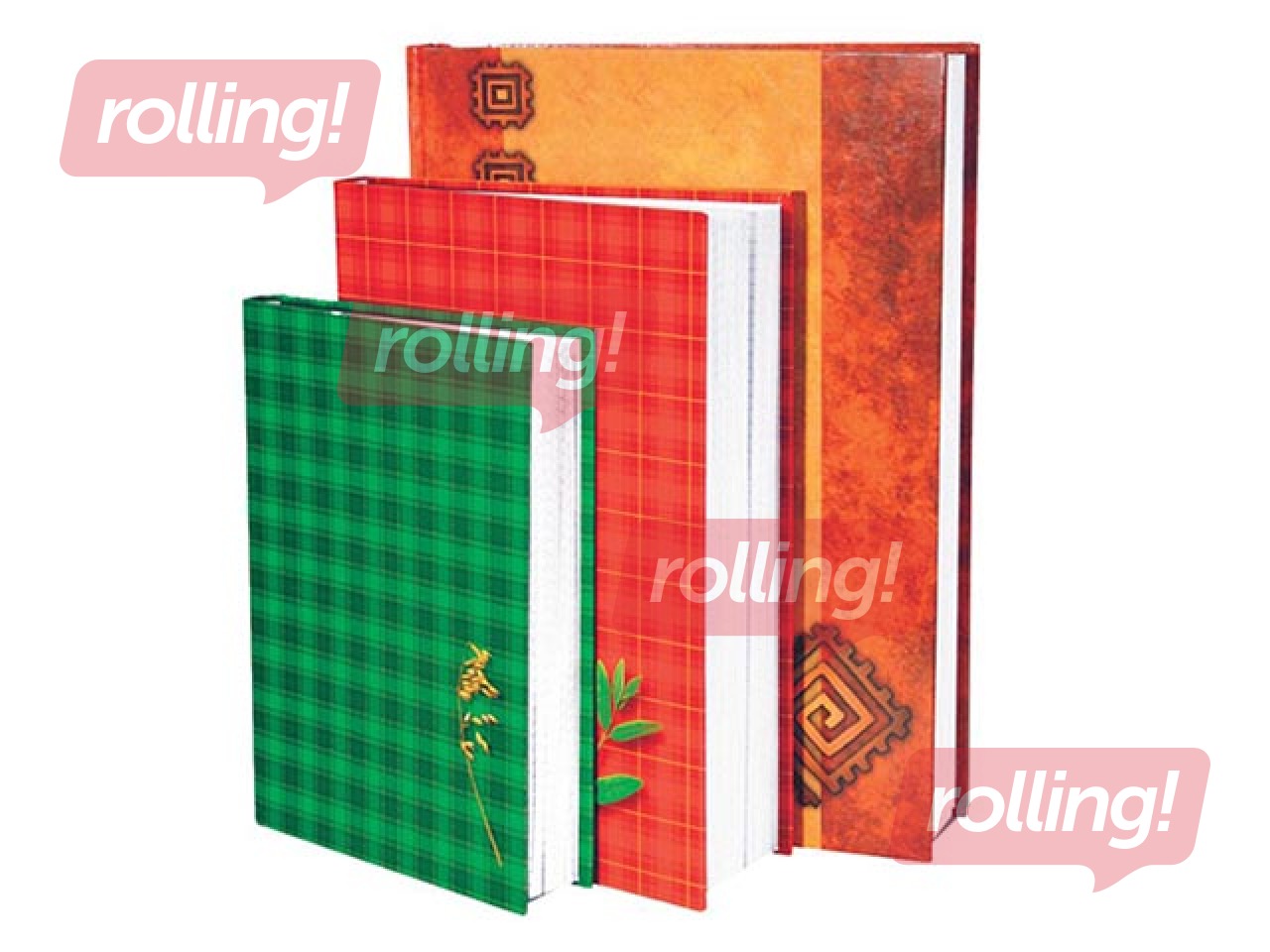 Klade cietos vākos, A4, rūtiņu, 200 lapas