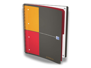 Блокнот Oxford International ActiveBook, A4 +, 80 листов в клеточку