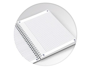 Notebook with spiral Oxford Floral, A5, ruled, 60 pages