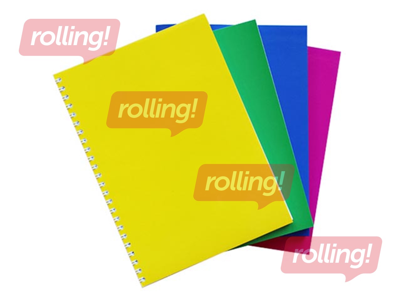 Kaustik spiraalköitega A4, 48 ruudulised lehed