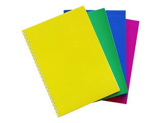Spiral notebook A5, squared, 48 sheets