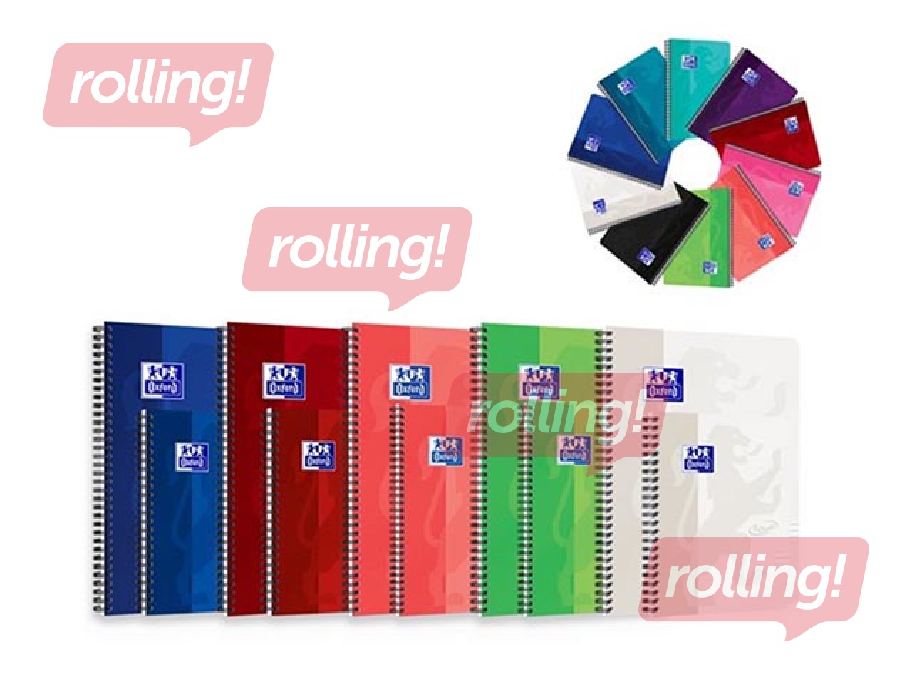 Klade Oxford Touch, A4+, līniju, 70 lapas