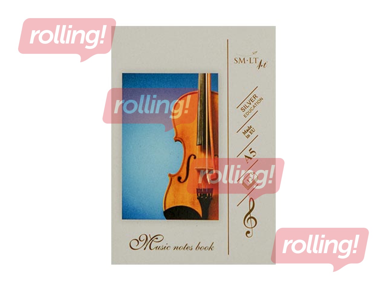 Nošu burtnīca SM·LT, A5, 12 lapas