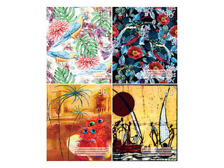 Notebook  ABC Flora, A5, squared, 96 pages