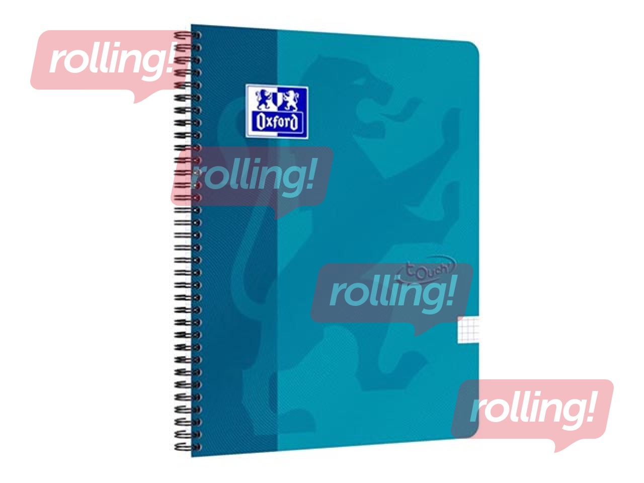 Klade Oxford Touch, A4+, rūtiņu lapas, tirkīza, 70 lapas