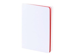 Notebook Balts M, squared, A5, white
