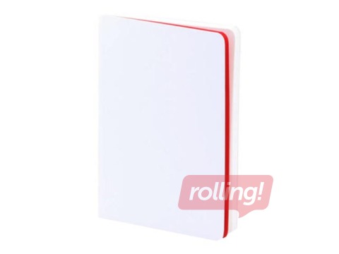 Piezīmju grāmata M, rūtiņu, A5, balta