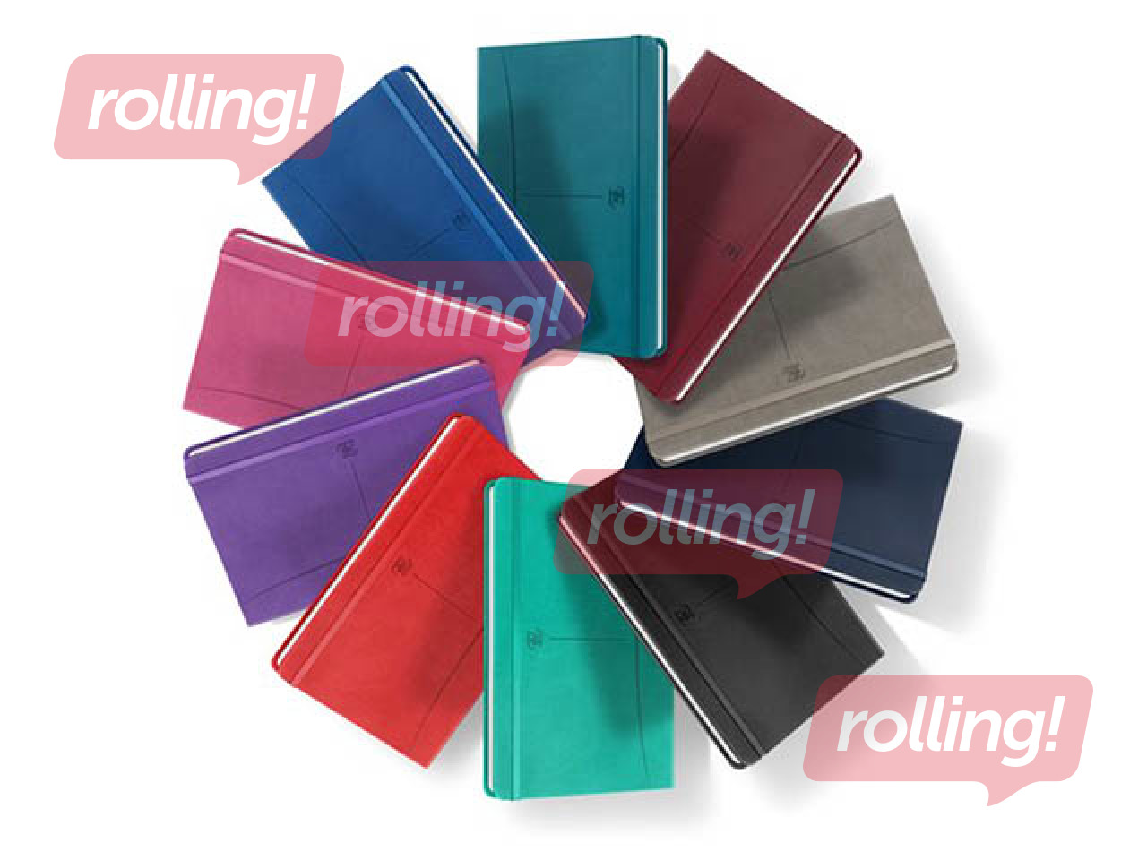 Блокнот Oxford Signature, A5, линии, ассорти цветов, 80 листов