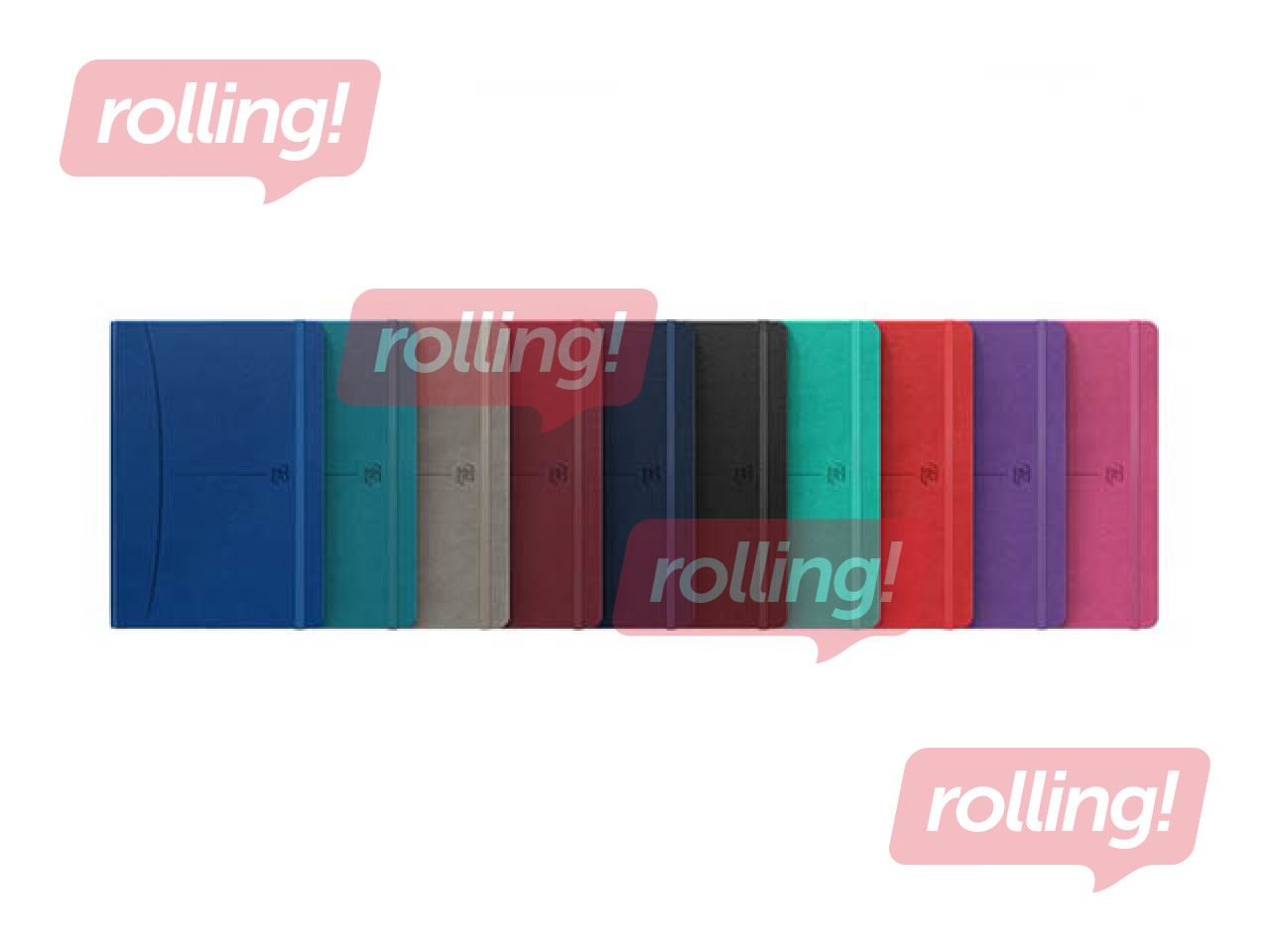 Klade Oxford Signature, A5, asorti krāsas, līniju, 80 lapas