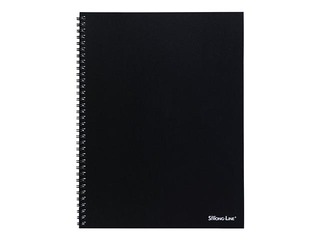 Notebook Bantex Strong-Line, A5+, ruled, black, 80 sheets