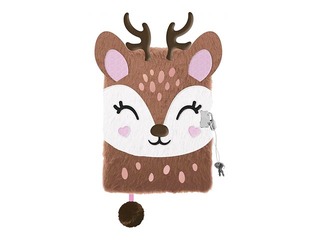 Dienasgrāmata ar atslēdziņu, A5, stirna, līniju