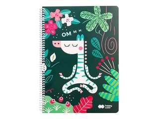 Блокнот Happy Color a4, Africans, в клетку, 80 листов