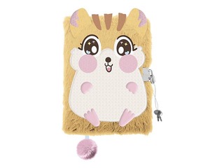 SALE Võtmega päevik, A5, hamster, voodriga