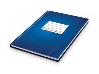 Nootebook in hard covers, Forpus, A4, box, 96 pages, matte blue