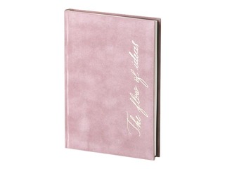 Notebook BALTS, A5, pink velvet