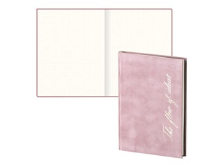 Piezīmju grāmata Pink Velvet, A5, rozā samts
