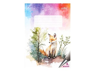 Exercise book Osiris, 1st class, squared, 12 pages