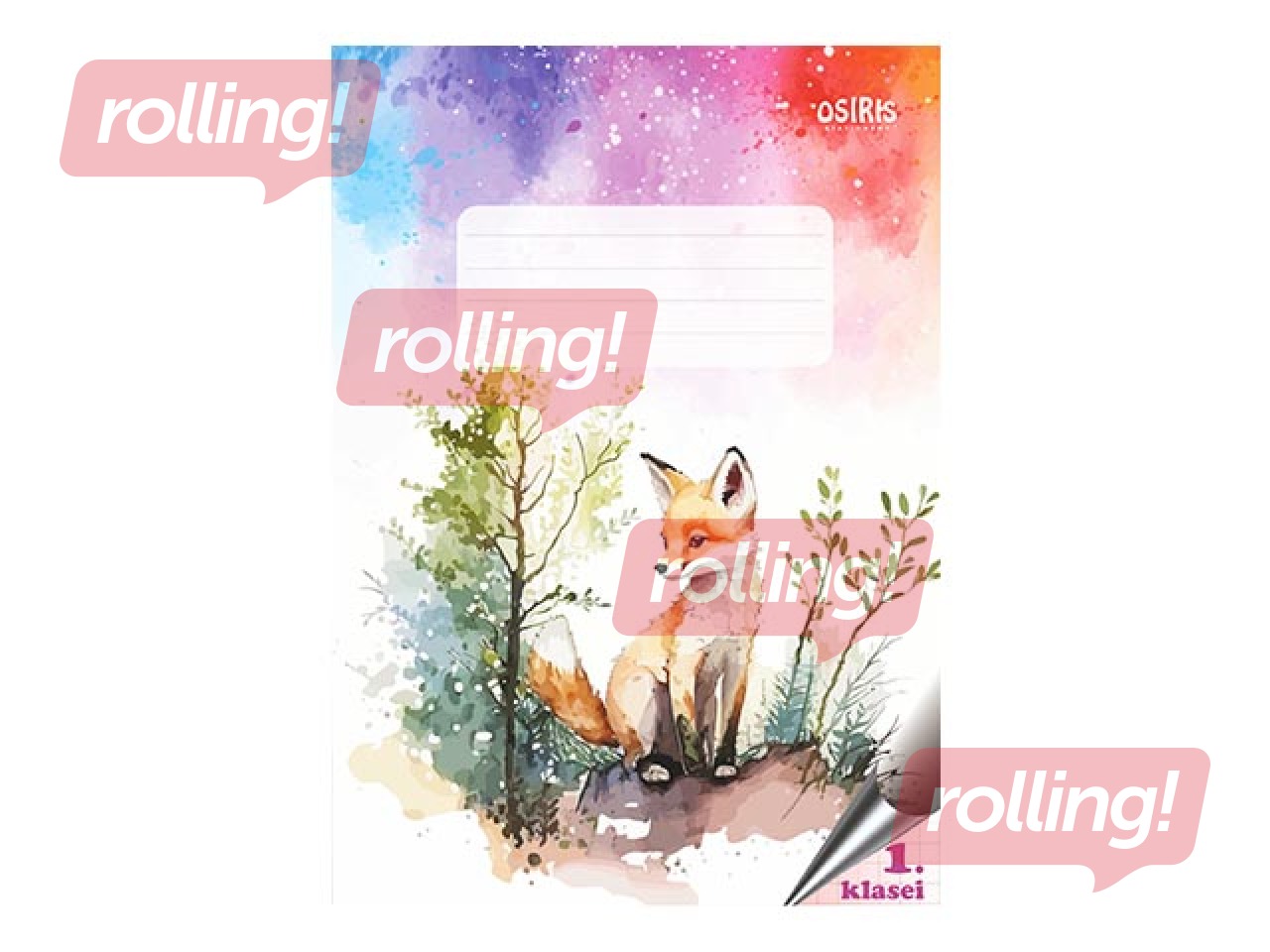 Ruuduline Osiris, 1. klass, vihik, 12 leheküljed