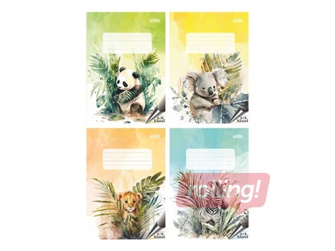 Jooneline vihik Osiris, 1.-2. klass, 12 leheküljed