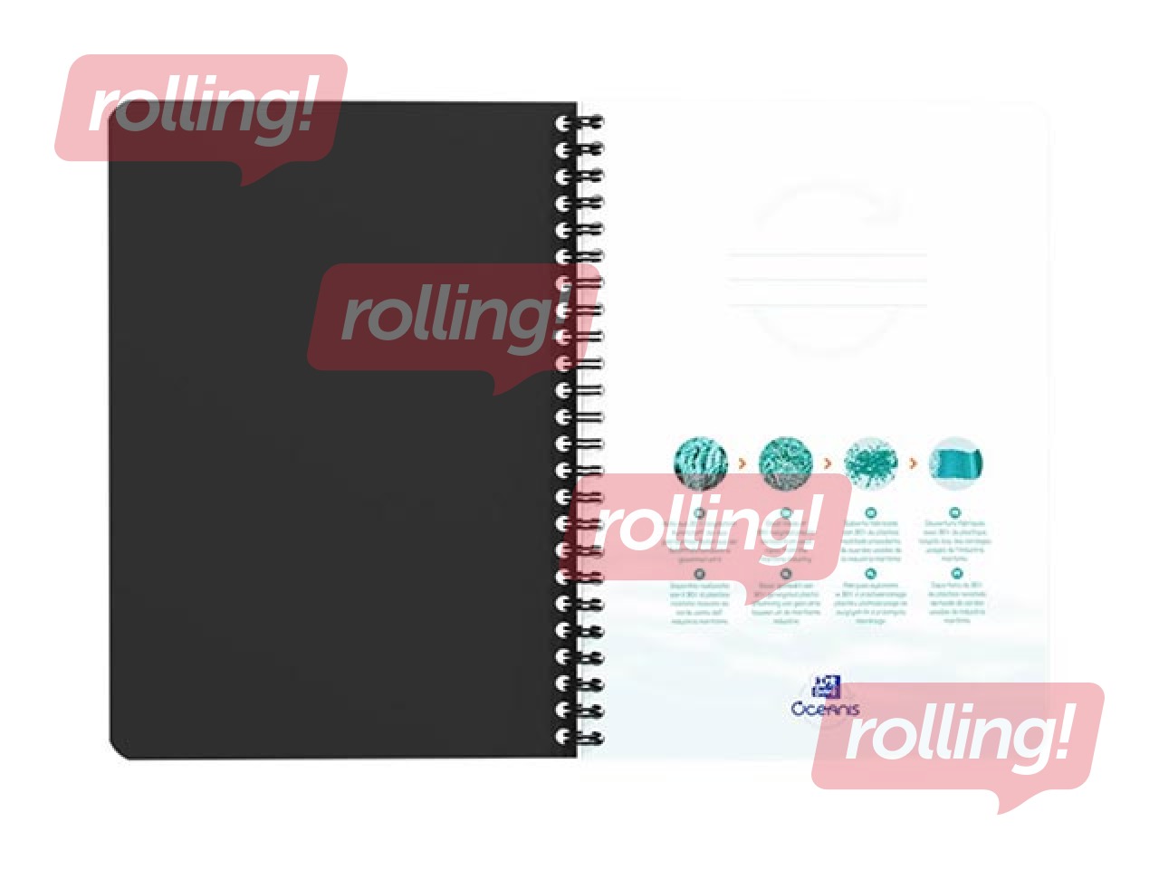 Klade Oxford Office Oceanis, A5, līniju, 90 lapas