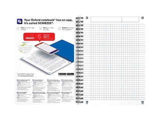 Klade Oxford Office Oceanis, A5, rūtiņu, 90 lapas