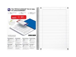 Klade Oxford Office Oceanis, A4, līniju, 90 lapas