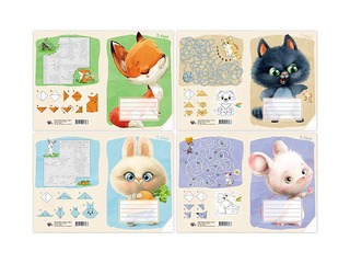 Тетрадь в линейку ABC Jums, для 3. класса, 12 листов