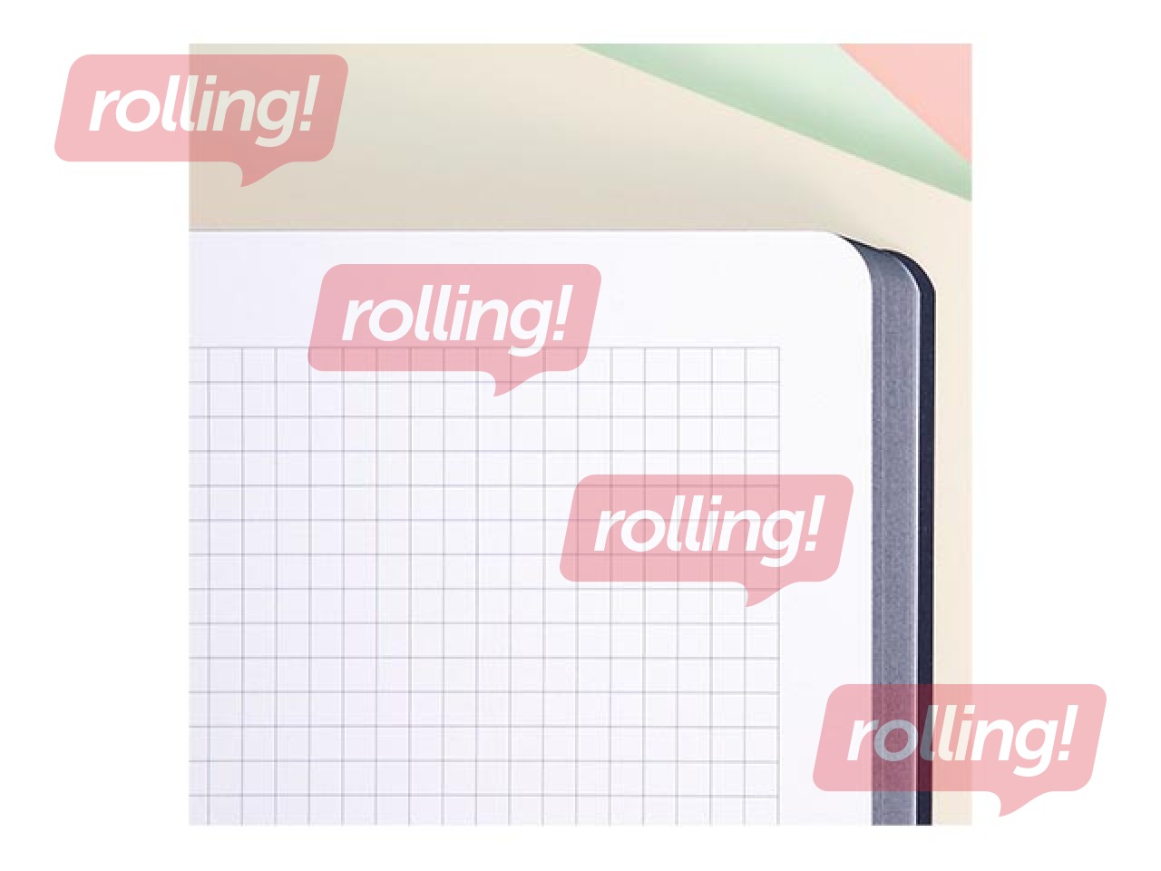 Klade mīkstos vākos Milan, A4, rūtiņu, bēša, 48 lapas