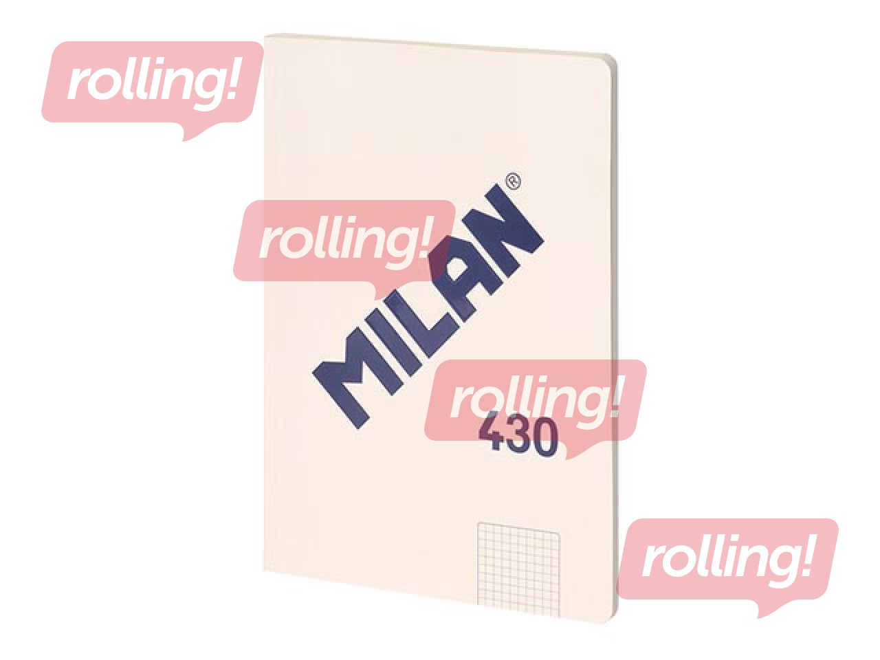Notebook Milan, A4, squared, 48 sheets