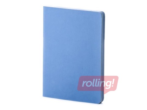 Kaustik Balts M, A5, ruuduline, helesinine