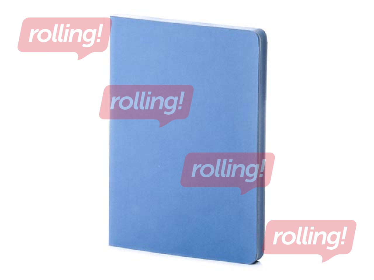 Piezīmju grāmata Balts M, A5, rūtiņu, gaiši zila