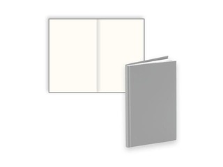 Notebook Chic, 125x193 mm, light grey