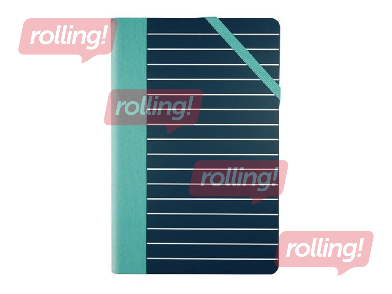 Piezīmju bloknots Milan, Medium Stripes, A5, rūtiņu, 104 lapas