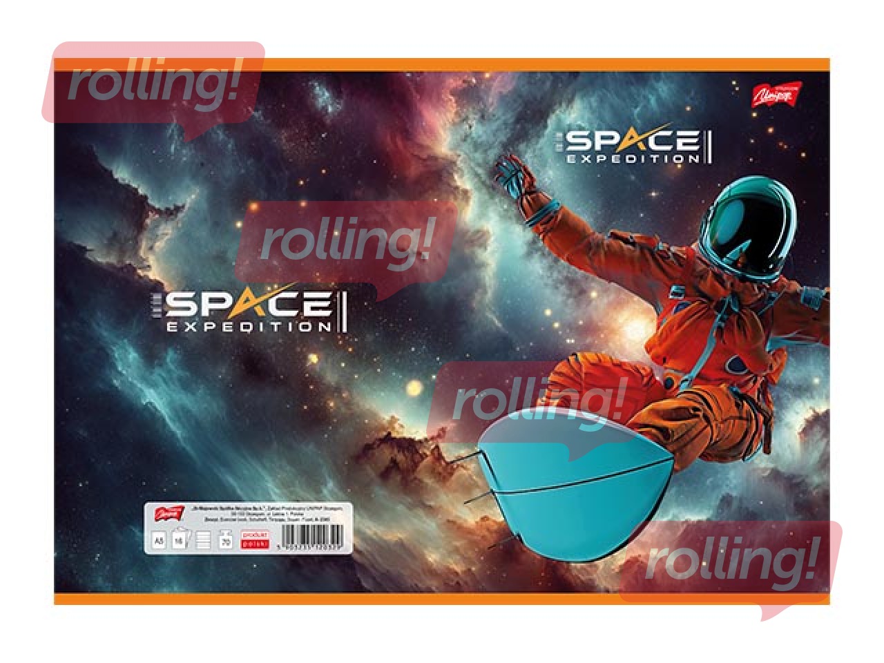 Klade Unipap, SpaceMan, rūtiņu, A5, 32 lapas